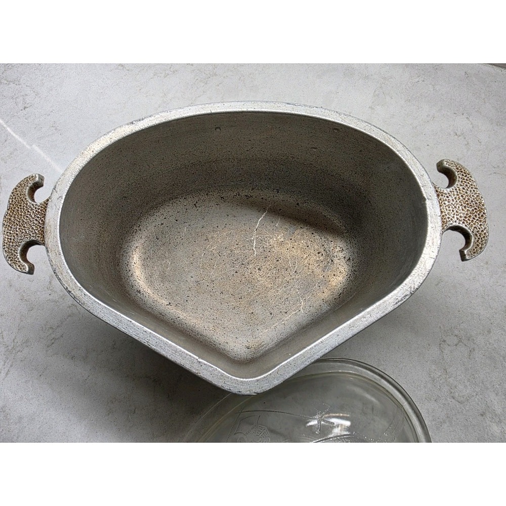 Vintage Guardian Service Cookware with Glass Lid Small Triangle Shape - Picture 3 of 5